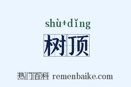 树顶是什么意思的图片